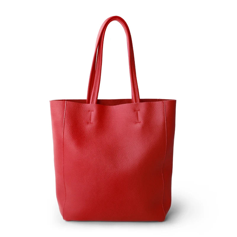Valentina Costa Medium tote in Scarlet