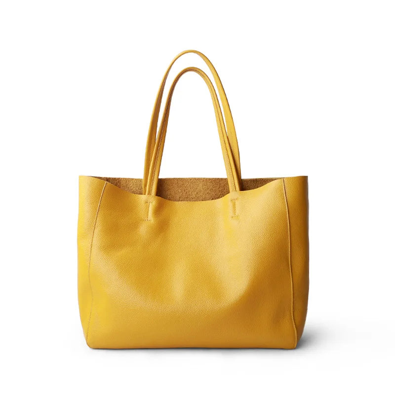 Valentina Costa Medium tote in Mustard