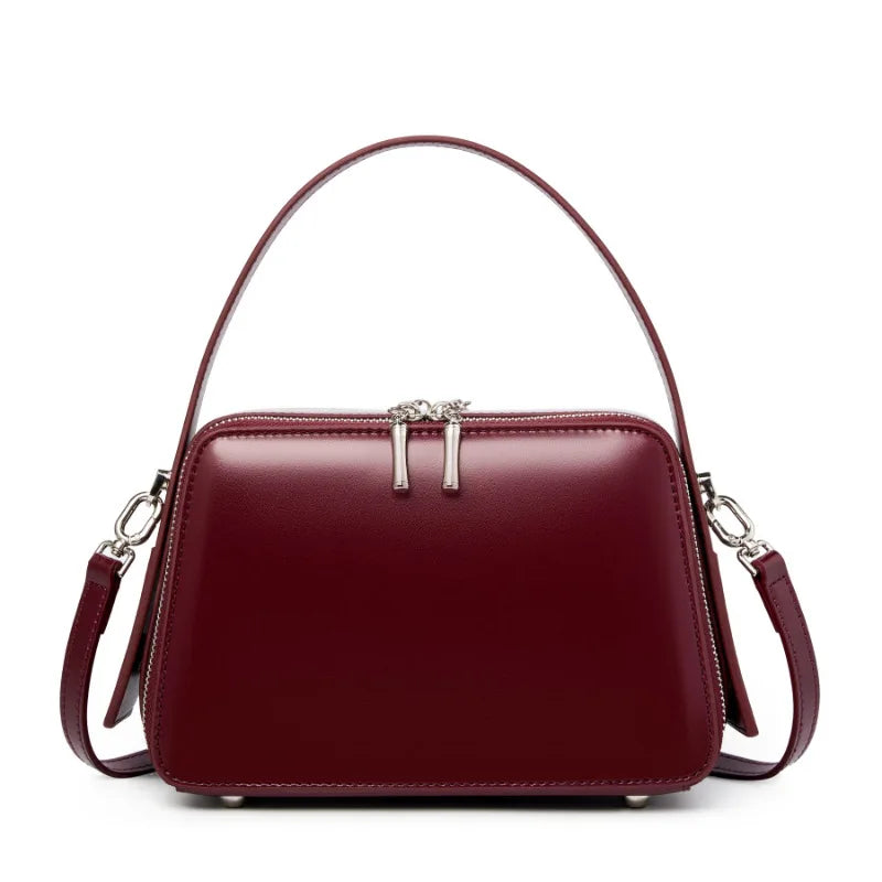 Valentina Luce shoulder bag in Bordeaux