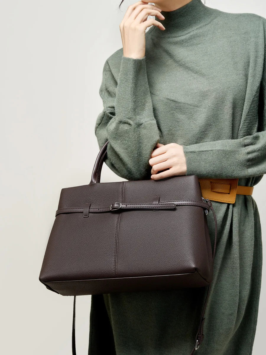 Valentina Pietra crossbody bag in Grey, interior
