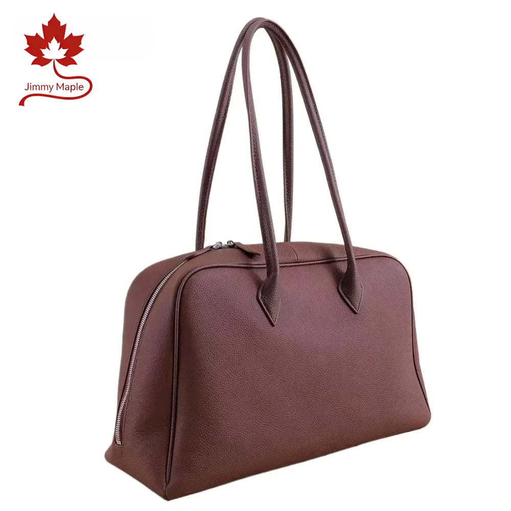 Valentina Ora Small tote in Ebony, front view