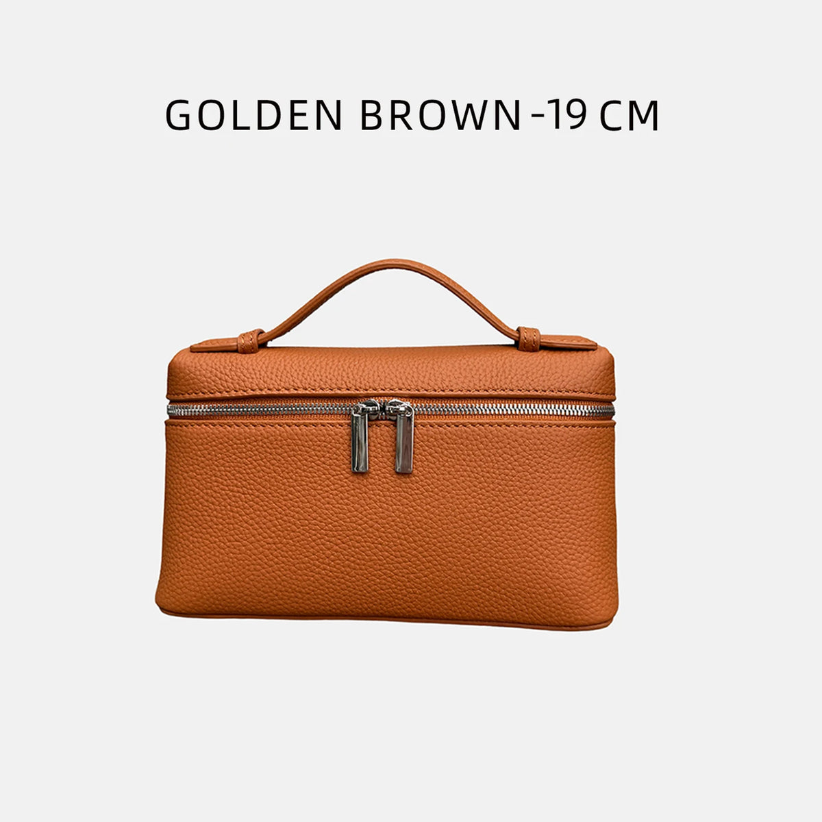 Valentina Orvieto Small top-handle bag in Golden brown