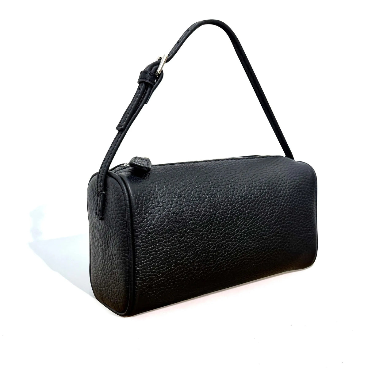Valentina Lume shoulder bag in Ebony