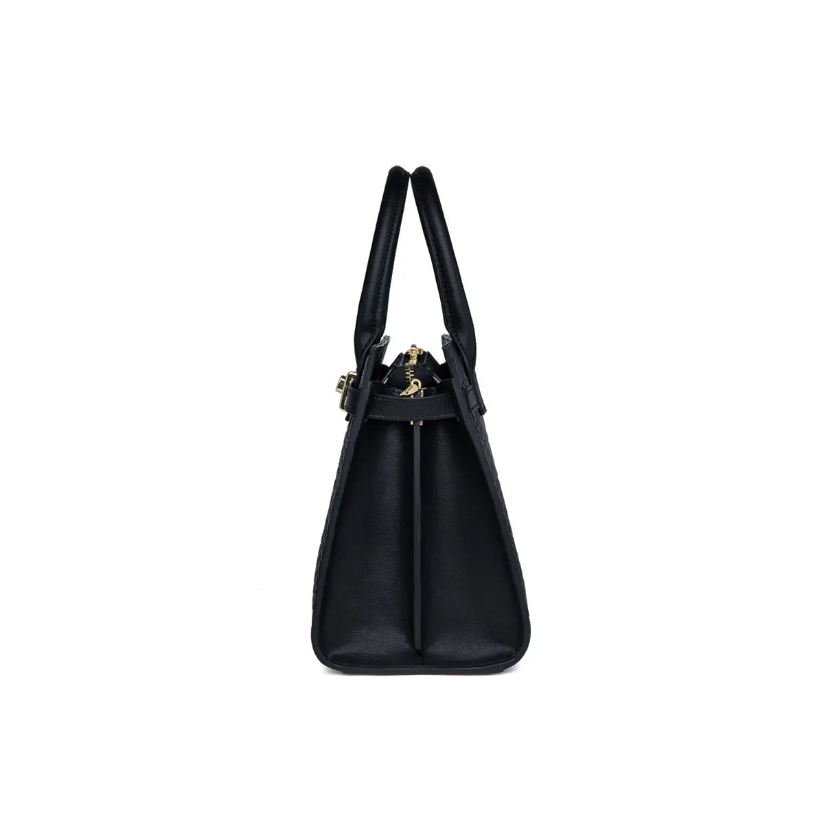 Valentina Sorrento top-handle bag in Denim, worn