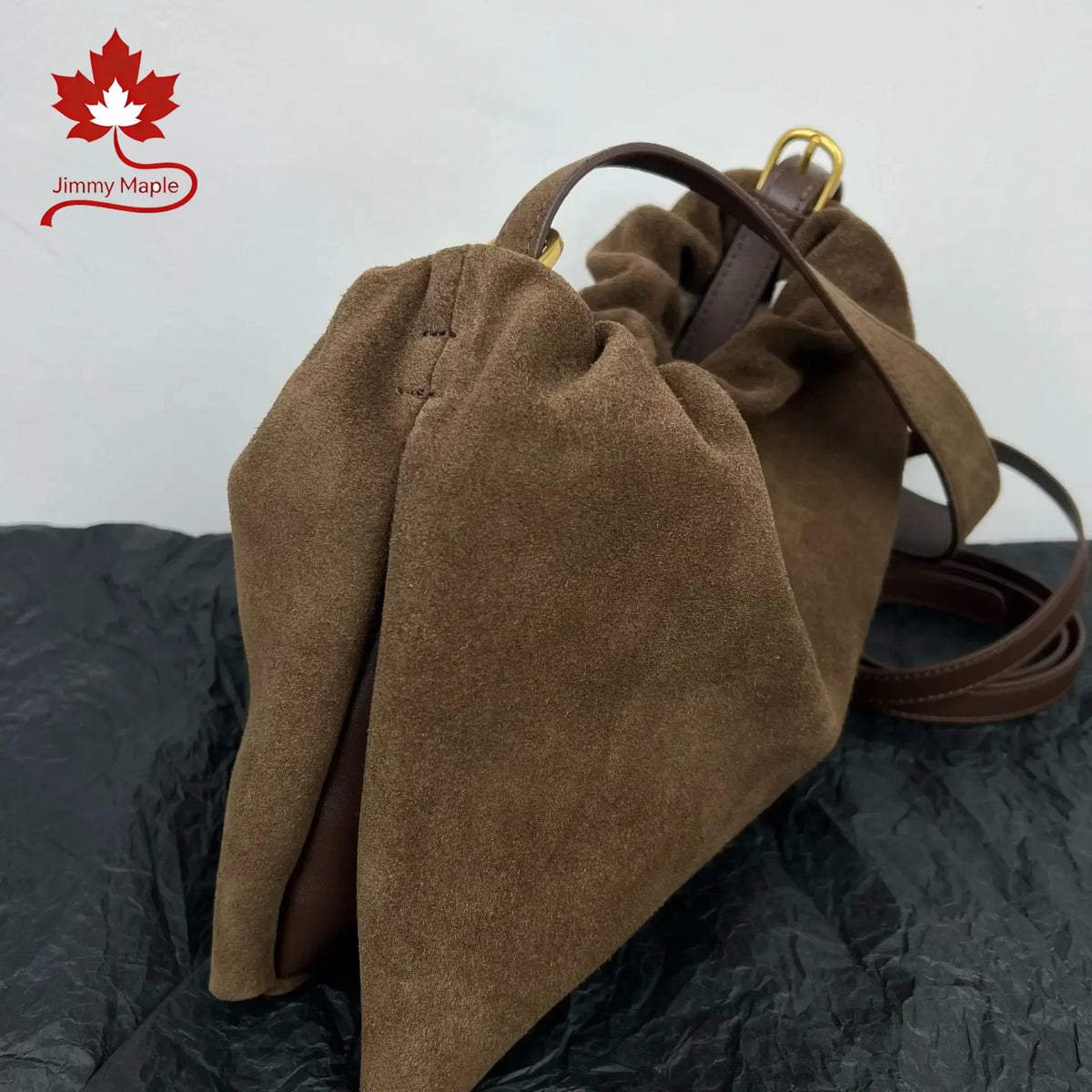 Valentina Cielo tote in Khaki, detail