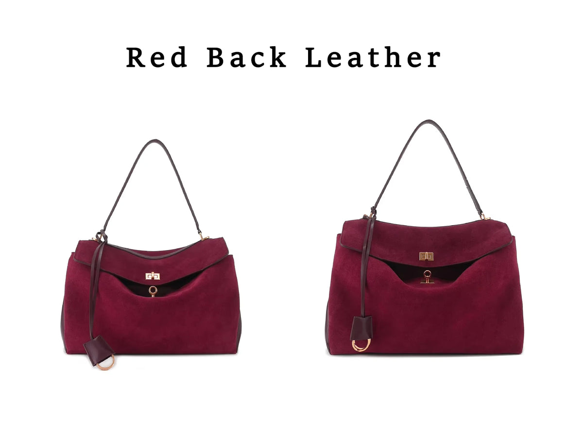 Valentina Dolce Small tote in Bordeaux