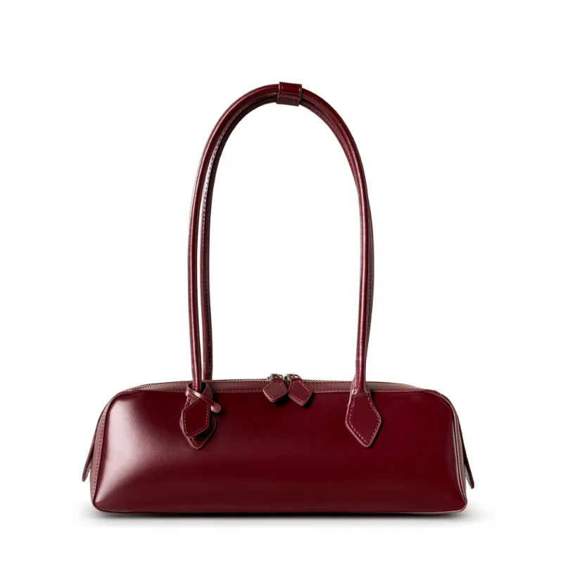 Valentina Linda shoulder bag in Burgundy