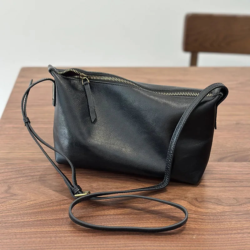 Valentina Seta crossbody bag in Black