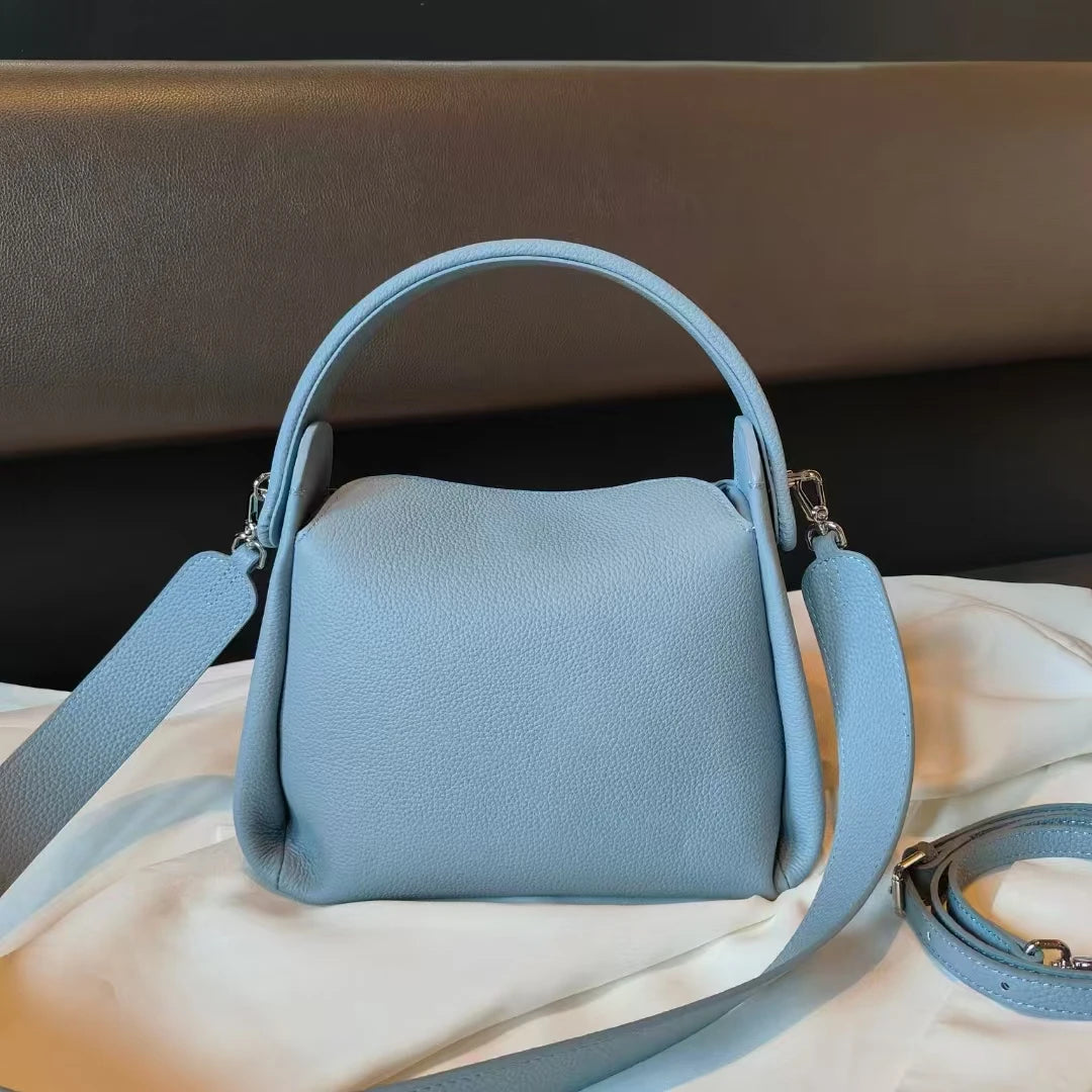 Valentina Quarzo tote in Sky Blue