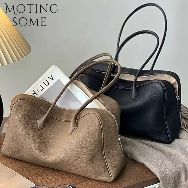 Valentina Pillow leather pillow shoulder bag