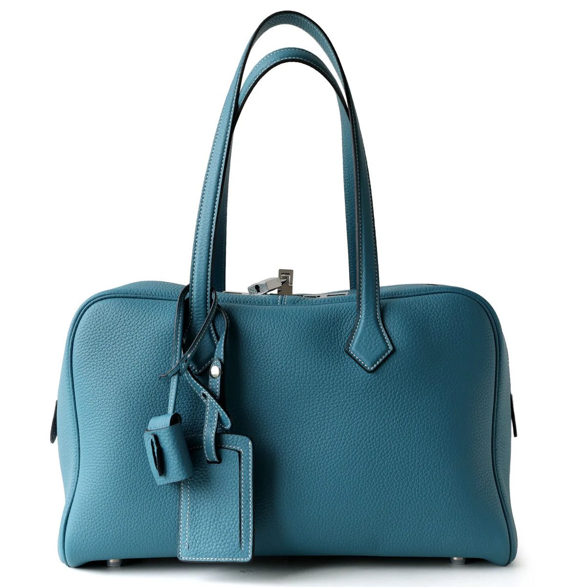 Valentina Portofino bowling bag in Khaki, interior