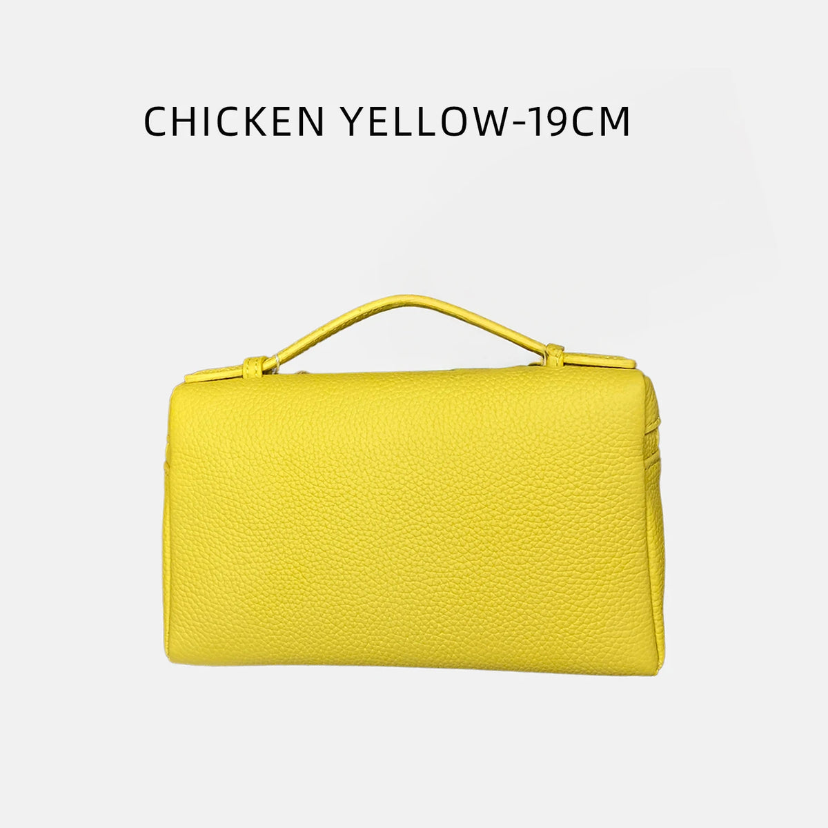 Valentina Orvieto Small top-handle bag in Naples Yellow