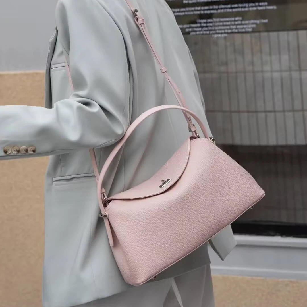 Valentina Corda tote in Elephant Grey, detail