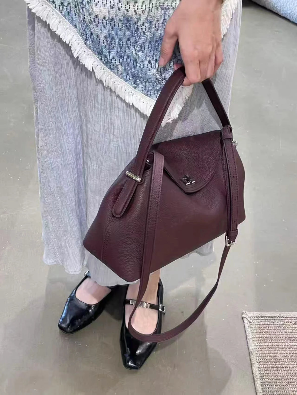 Valentina Porto tote in Coffee
