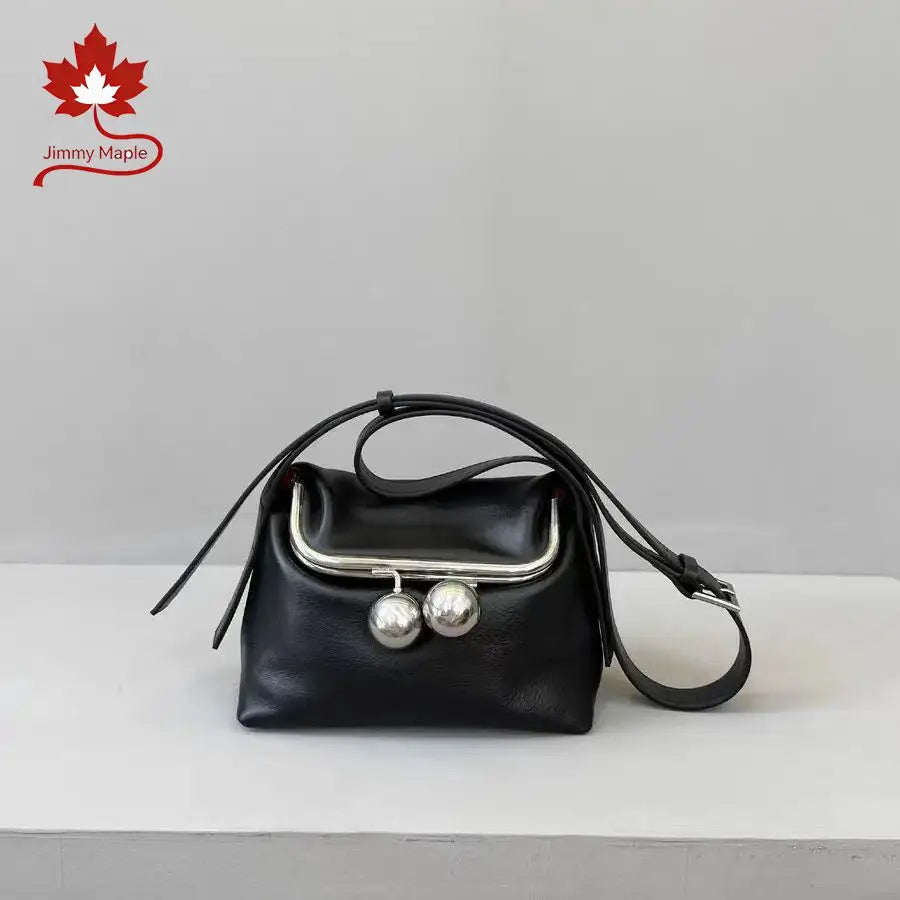 Valentina Garda shoulder bag in Beige, front view