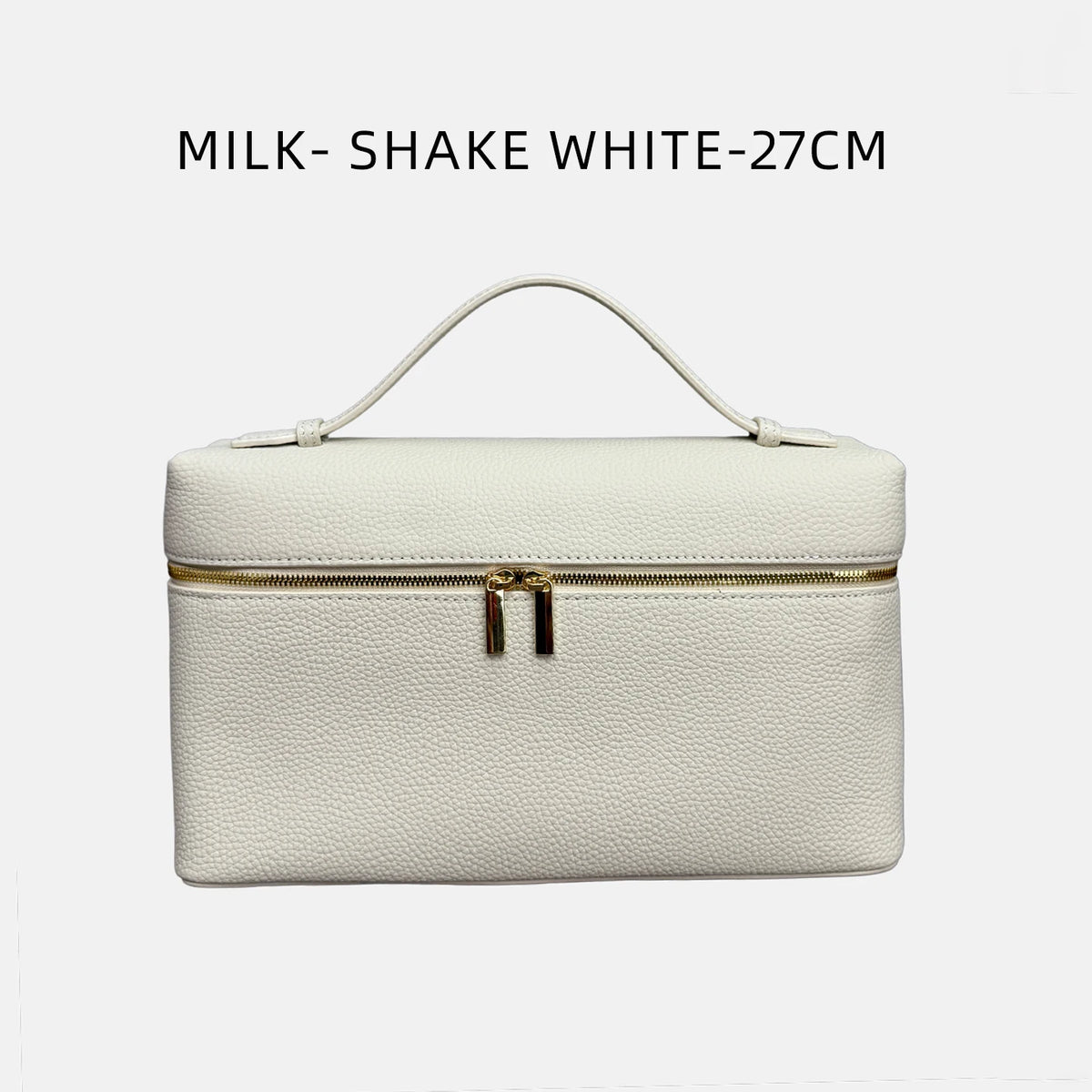 Valentina Orvieto Large top-handle bag in Milkshake