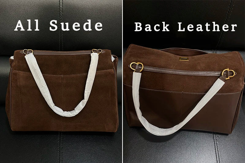 Valentina Dolce Small tote in Coffee, interior