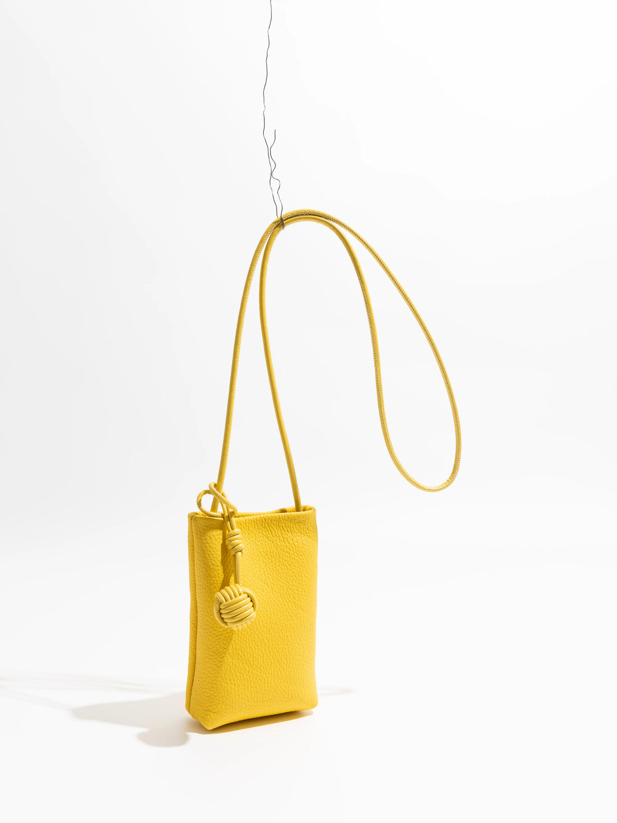 Valentina Cara pouch in Naples Yellow