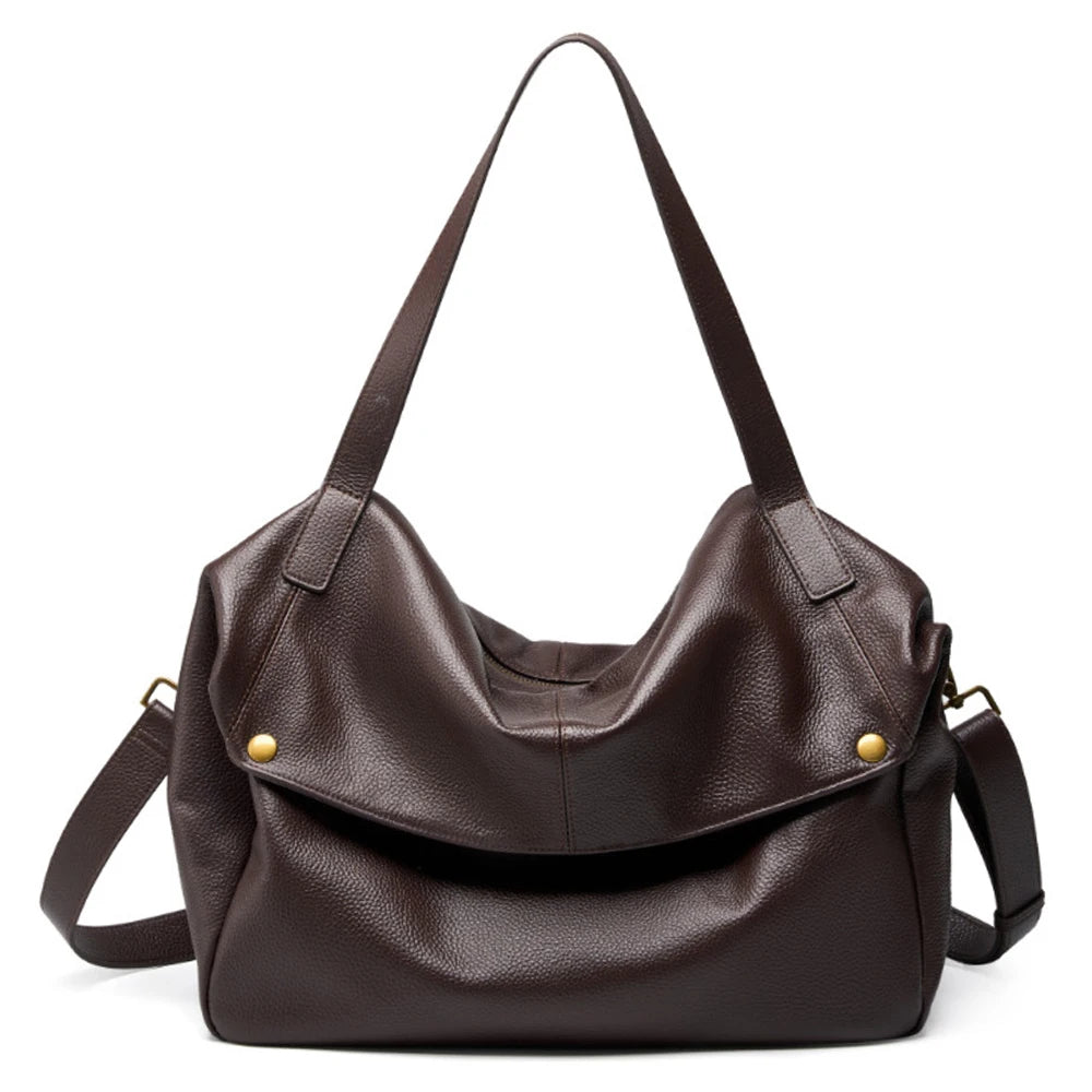 Valentina Vento tote in Coffee