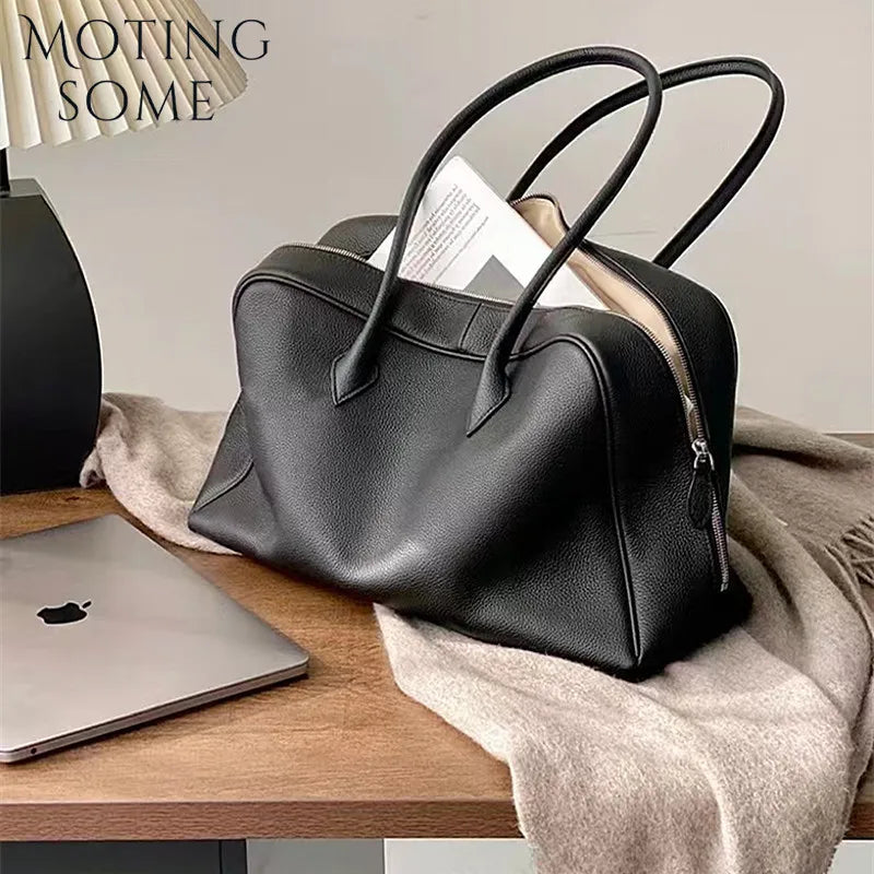 Valentina Pillow leather pillow shoulder bag