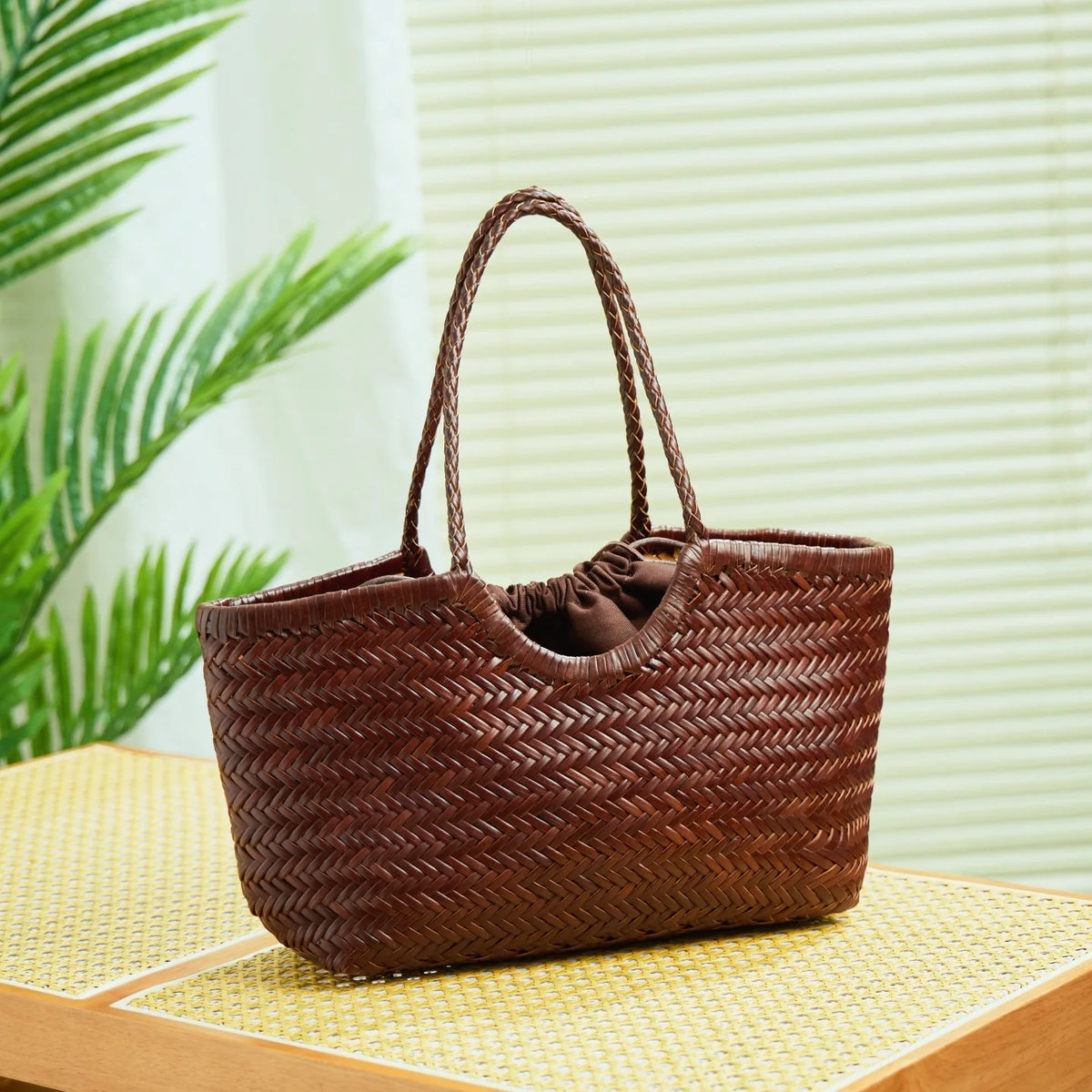 Valentina Matera Small tote in Coffee