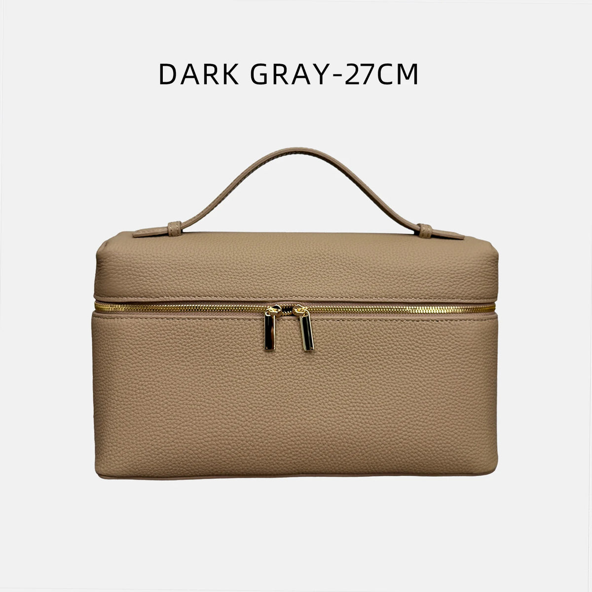 Valentina Orvieto Large top-handle bag in Elephant Grey