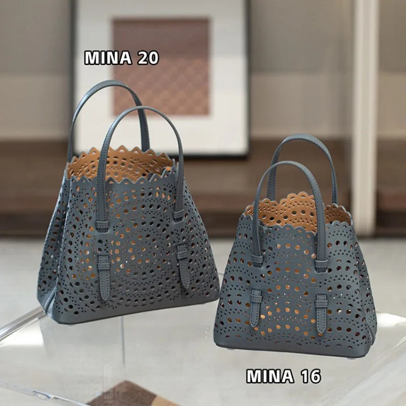 Valentina Urbino Small tote in White, front view