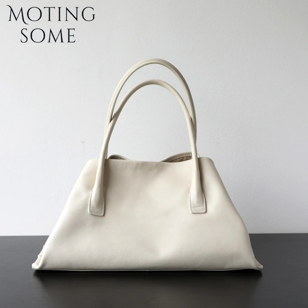 Valentina Piano tote in Beige, interior