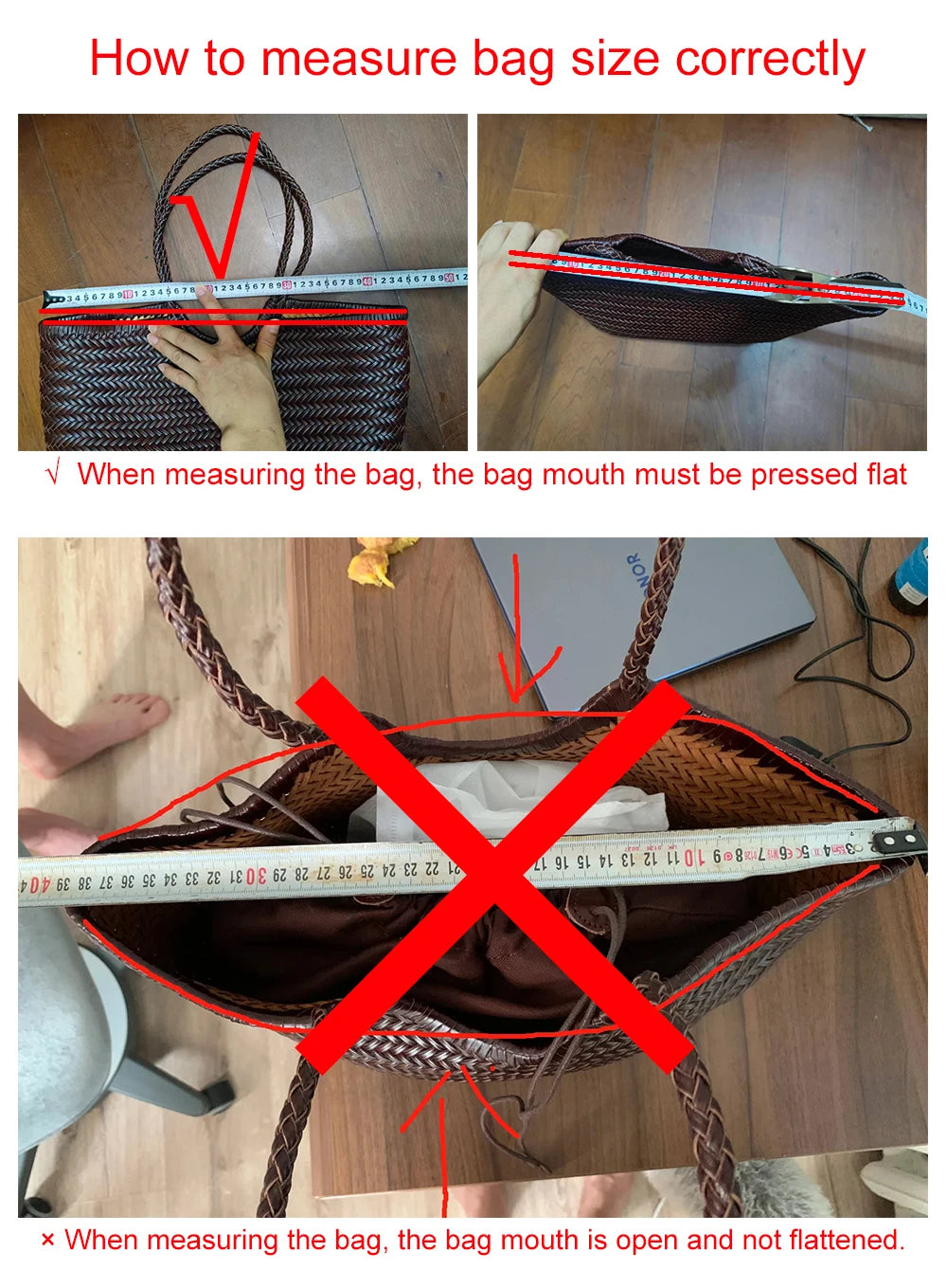 Valentina Weave woven leather tote bag