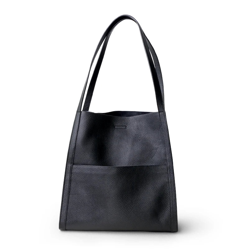 Valentina Positano bucket bag in Black