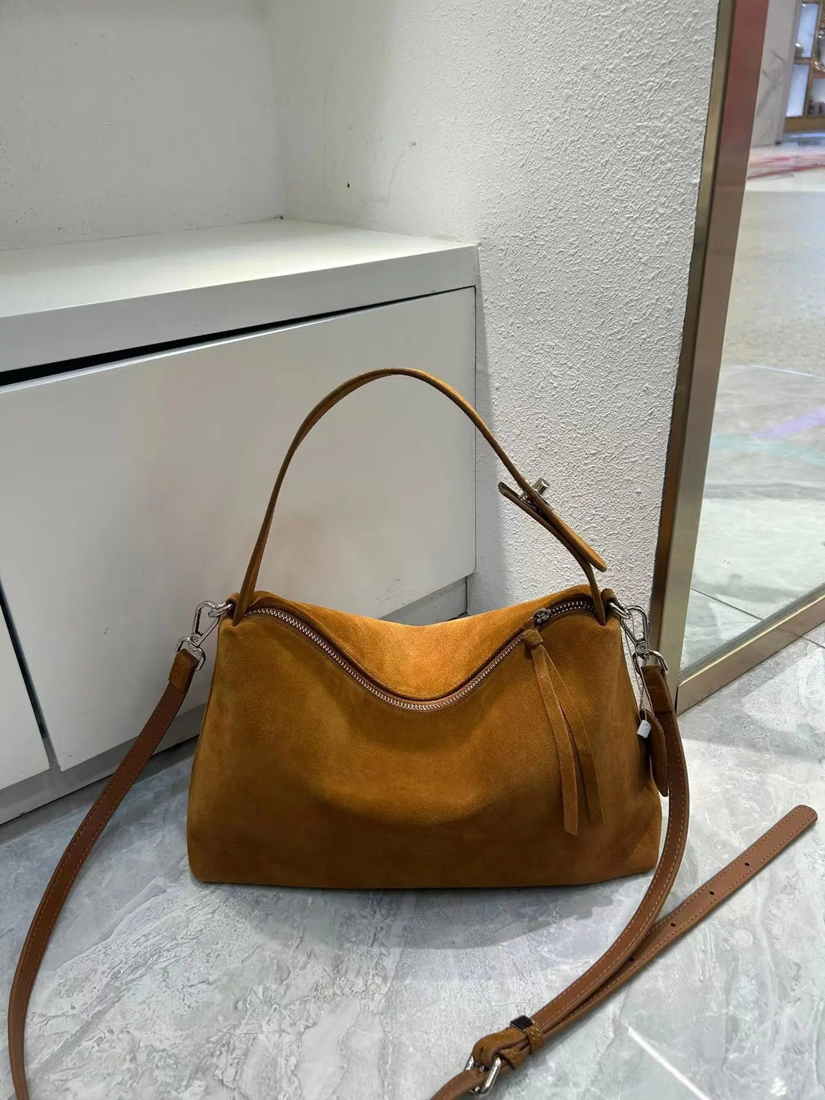 Valentina Calma tote in Brown