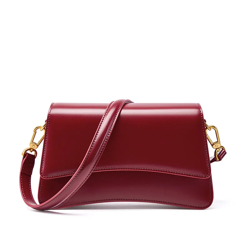 Valentina Oliva shoulder bag in Burgundy