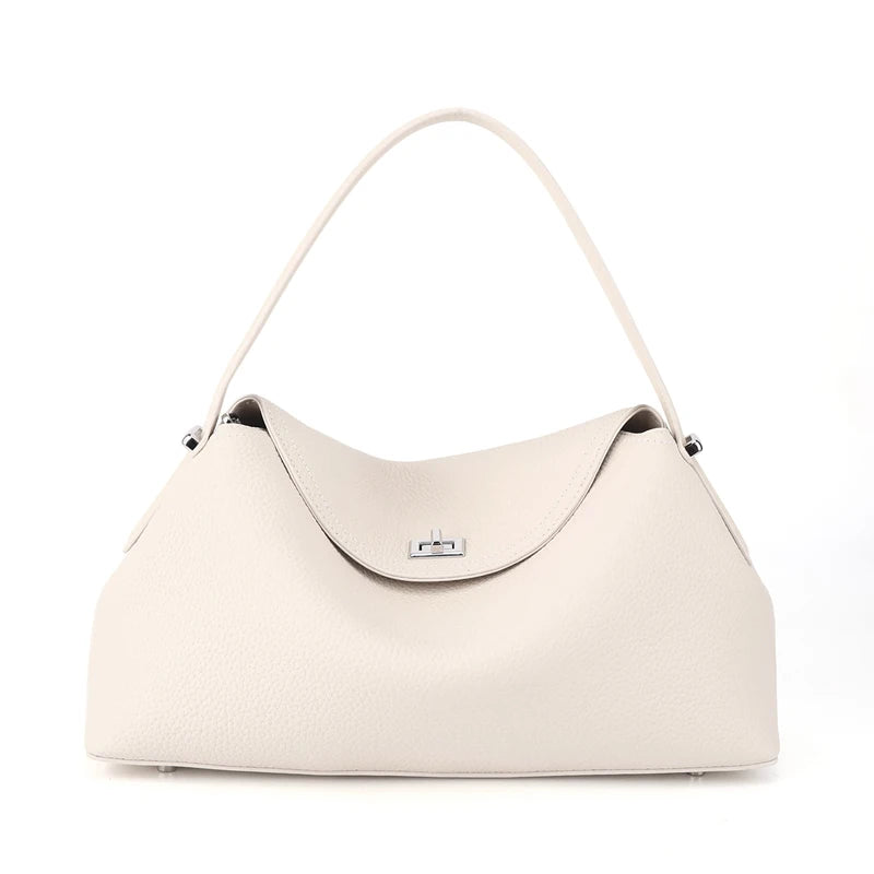 Valentina Como top-handle bag in Beige