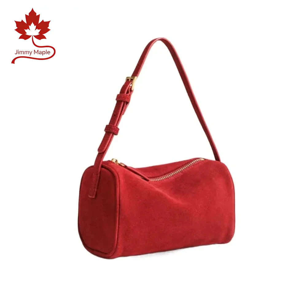 Valentina Roma bowling bag in Blush, front view