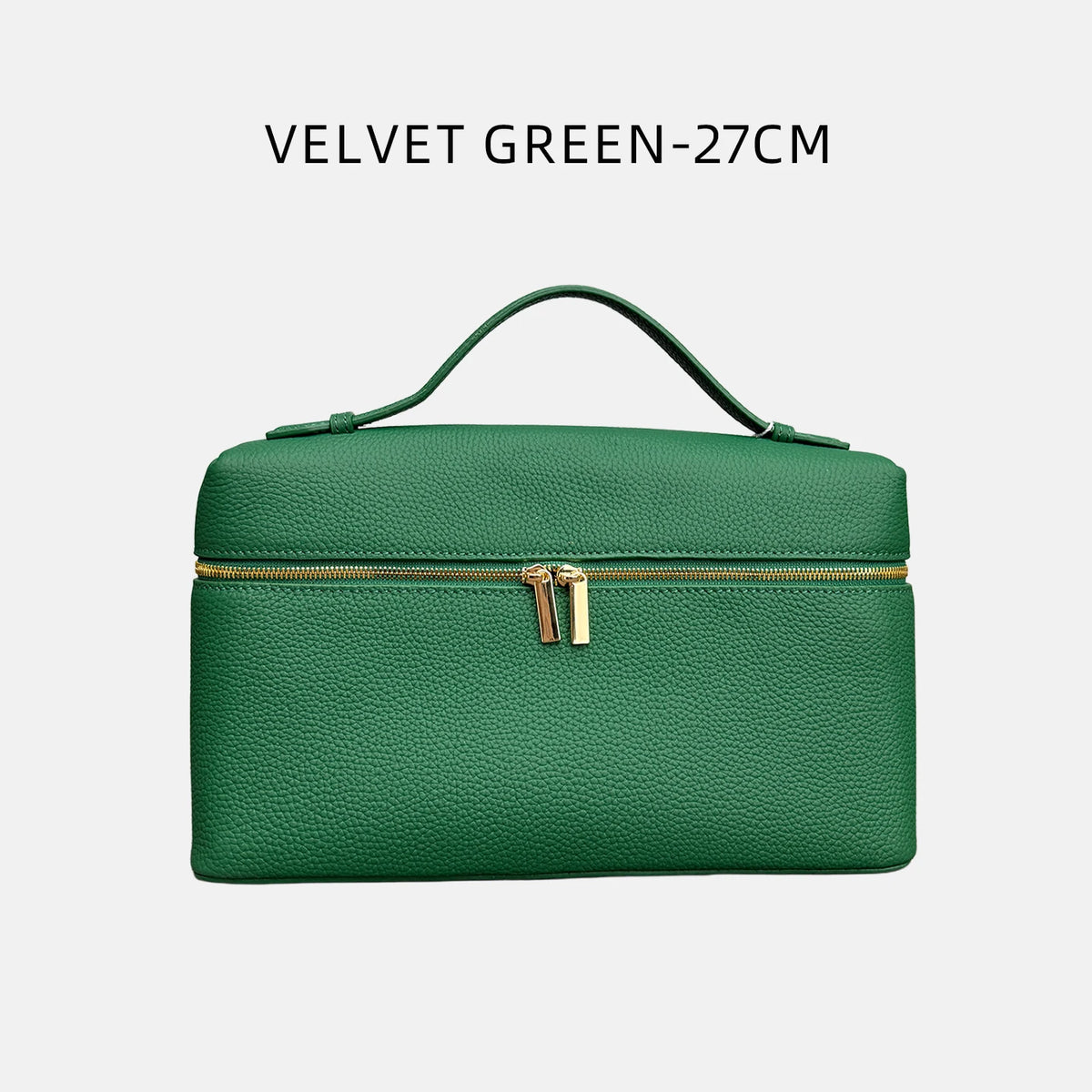 Valentina Orvieto Large top-handle bag in Velvet Green
