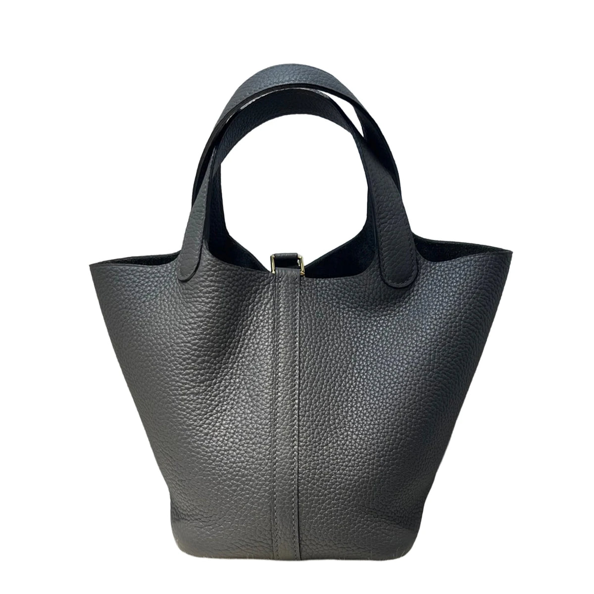Valentina Ostuni Large bucket bag in Smoke