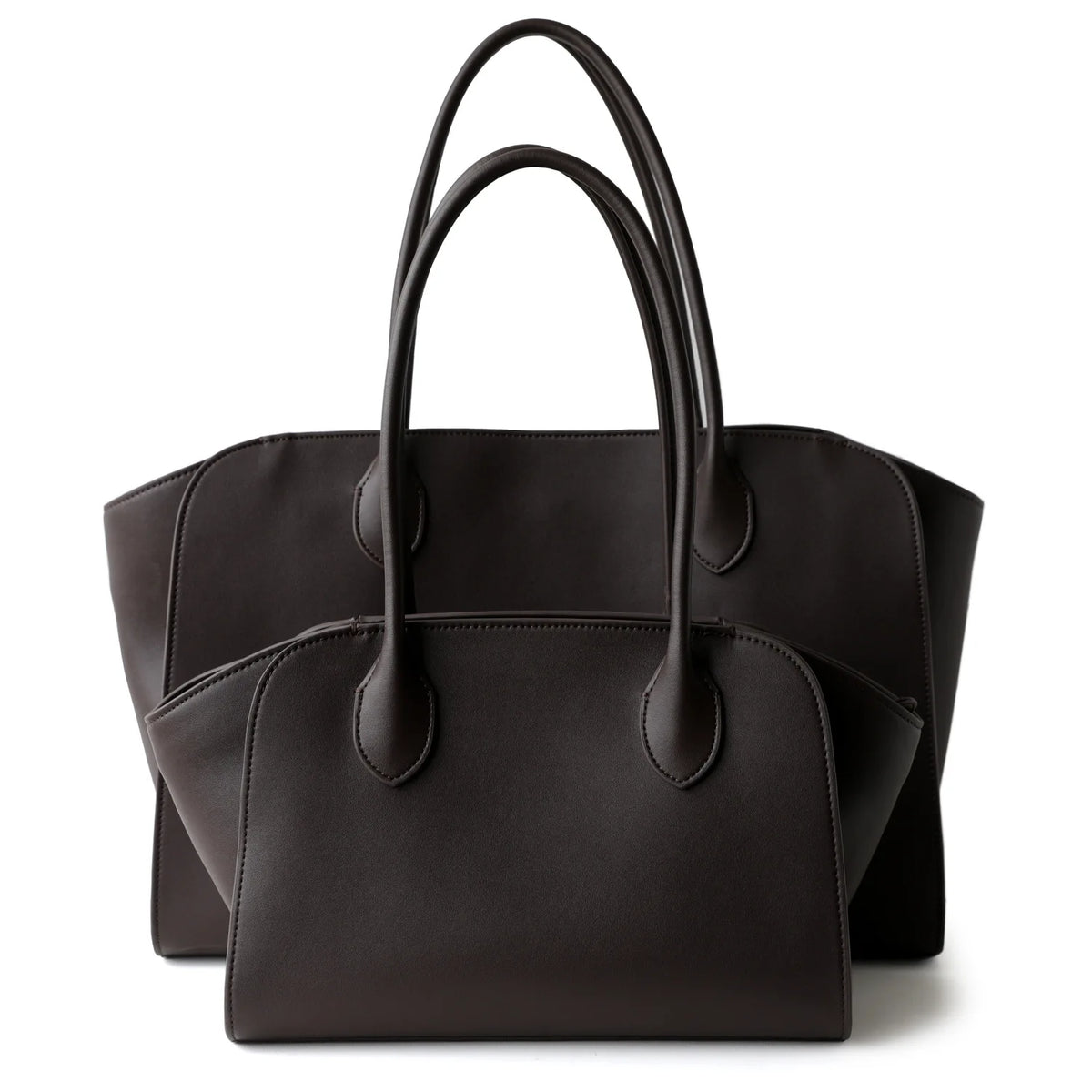 Valentina Volta Small shoulder bag in Coffee