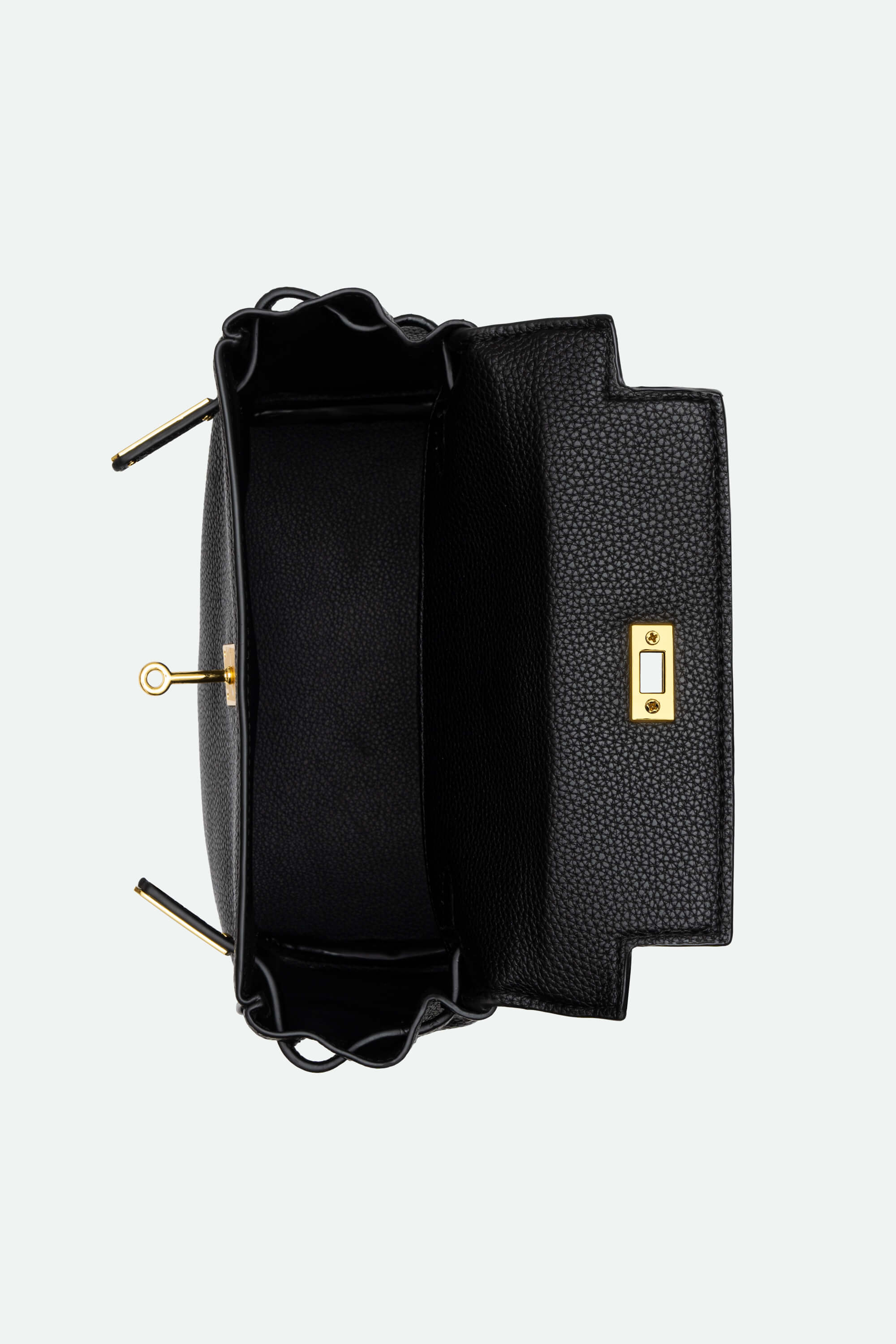 Signature Leather Backpack Inside