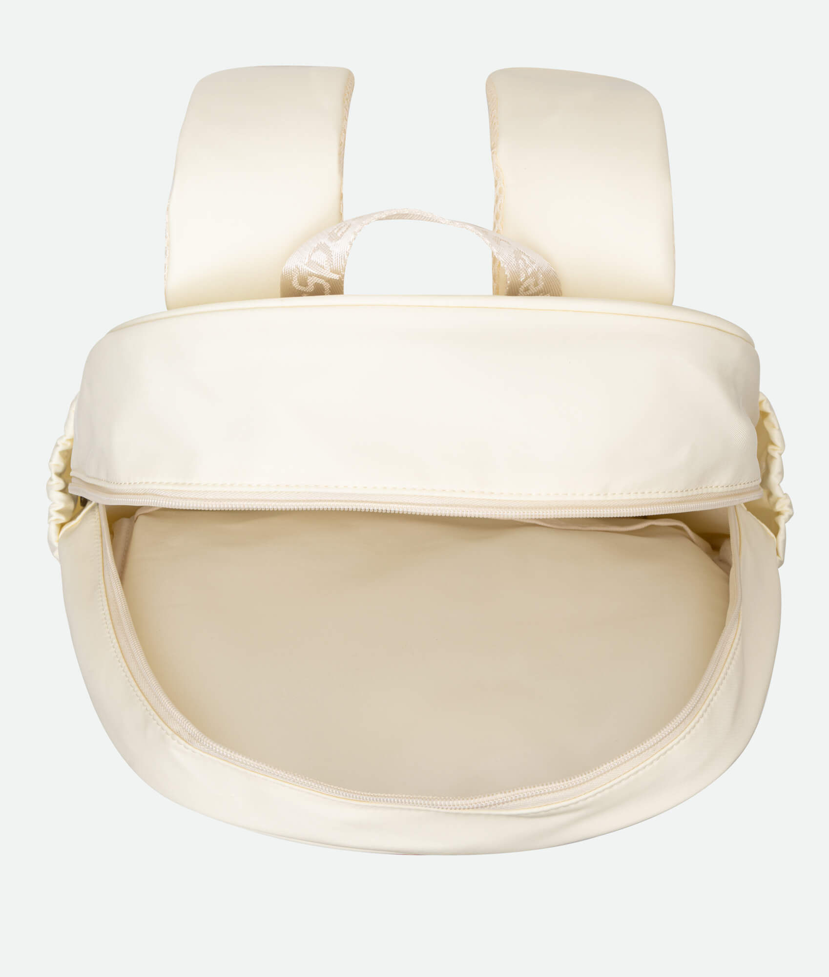 White Tennis Backpack Inside