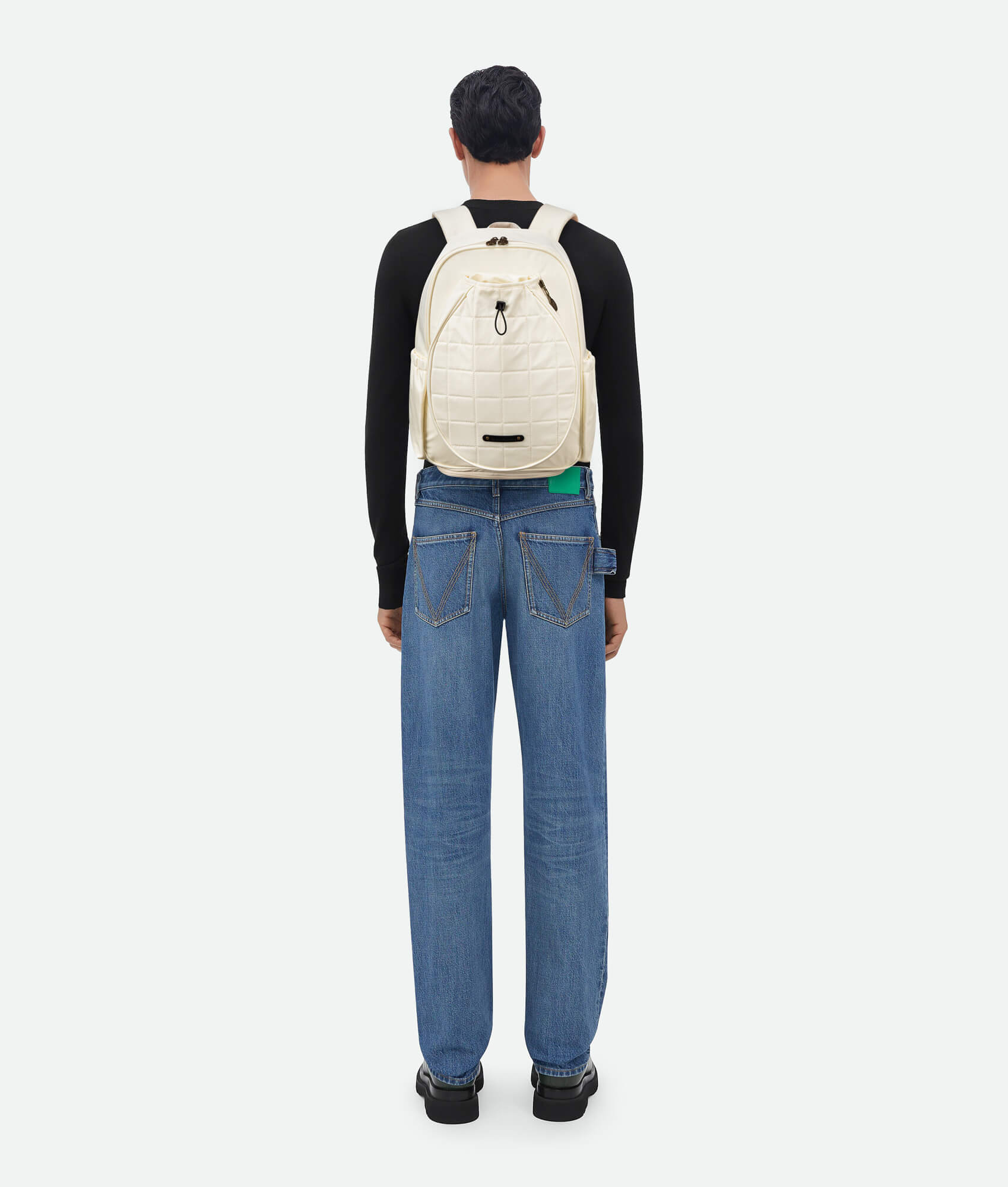 White Tennis Backpack Model