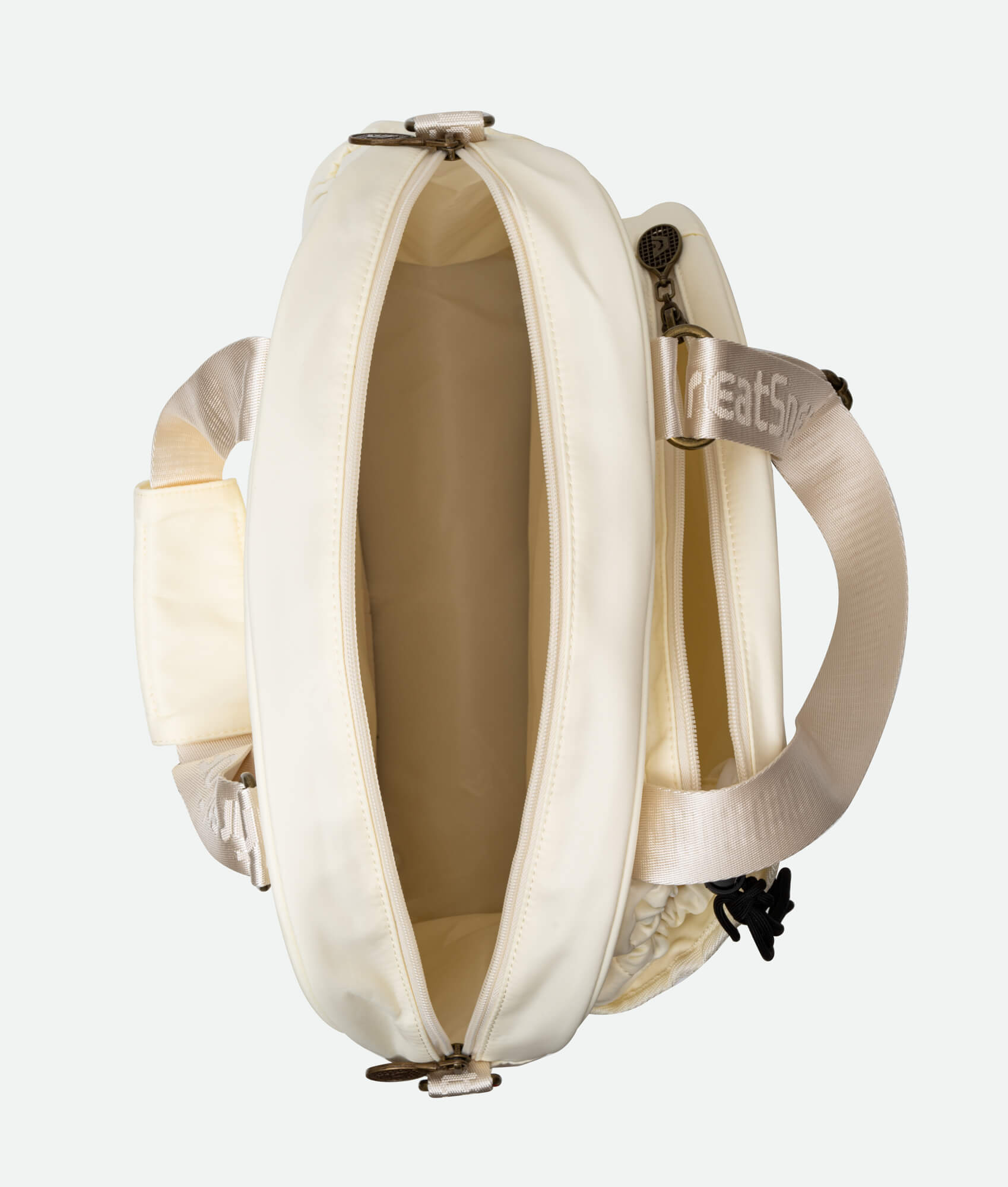 White Tennis Bag Inside