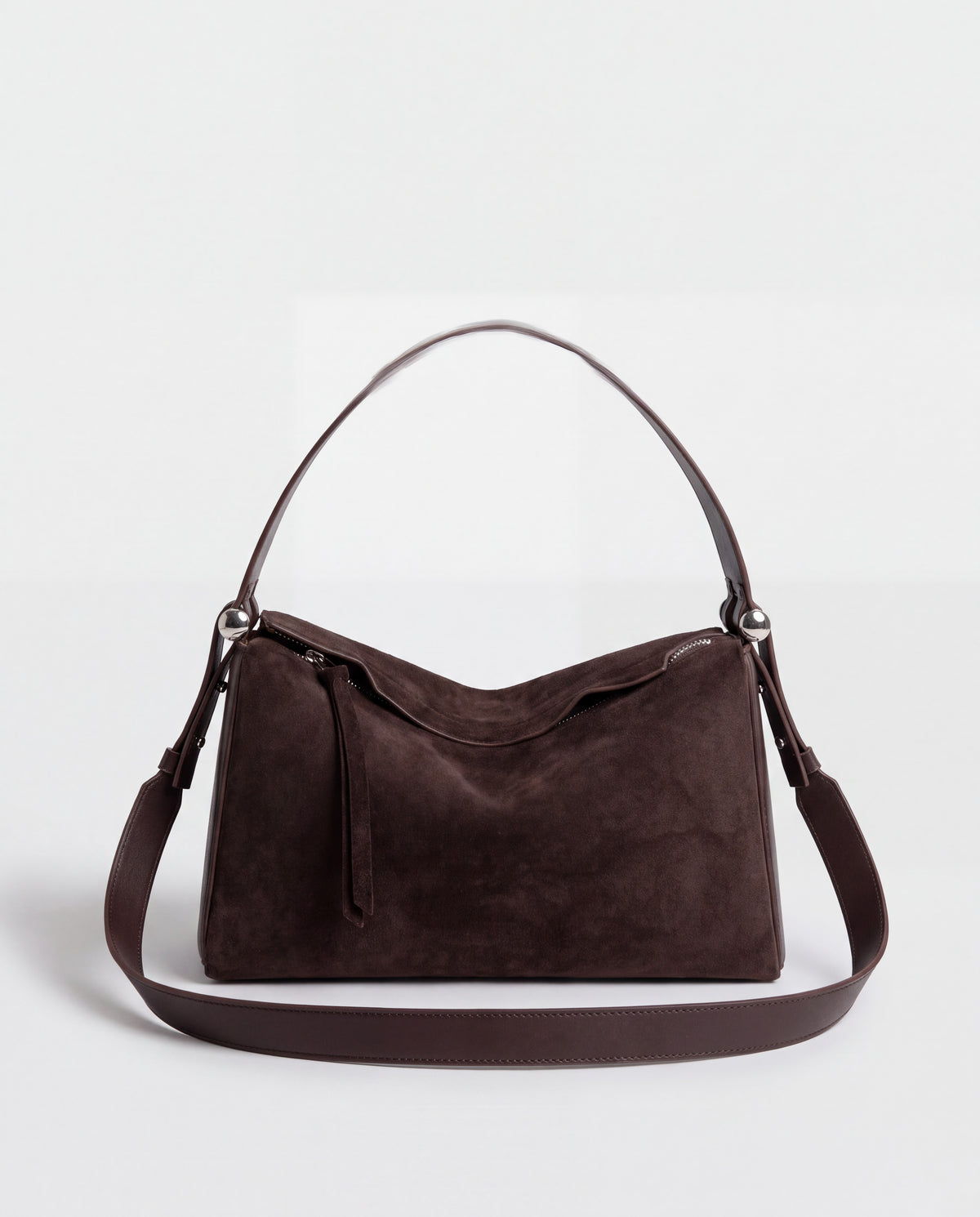 Asti bag in Chocolate – front view