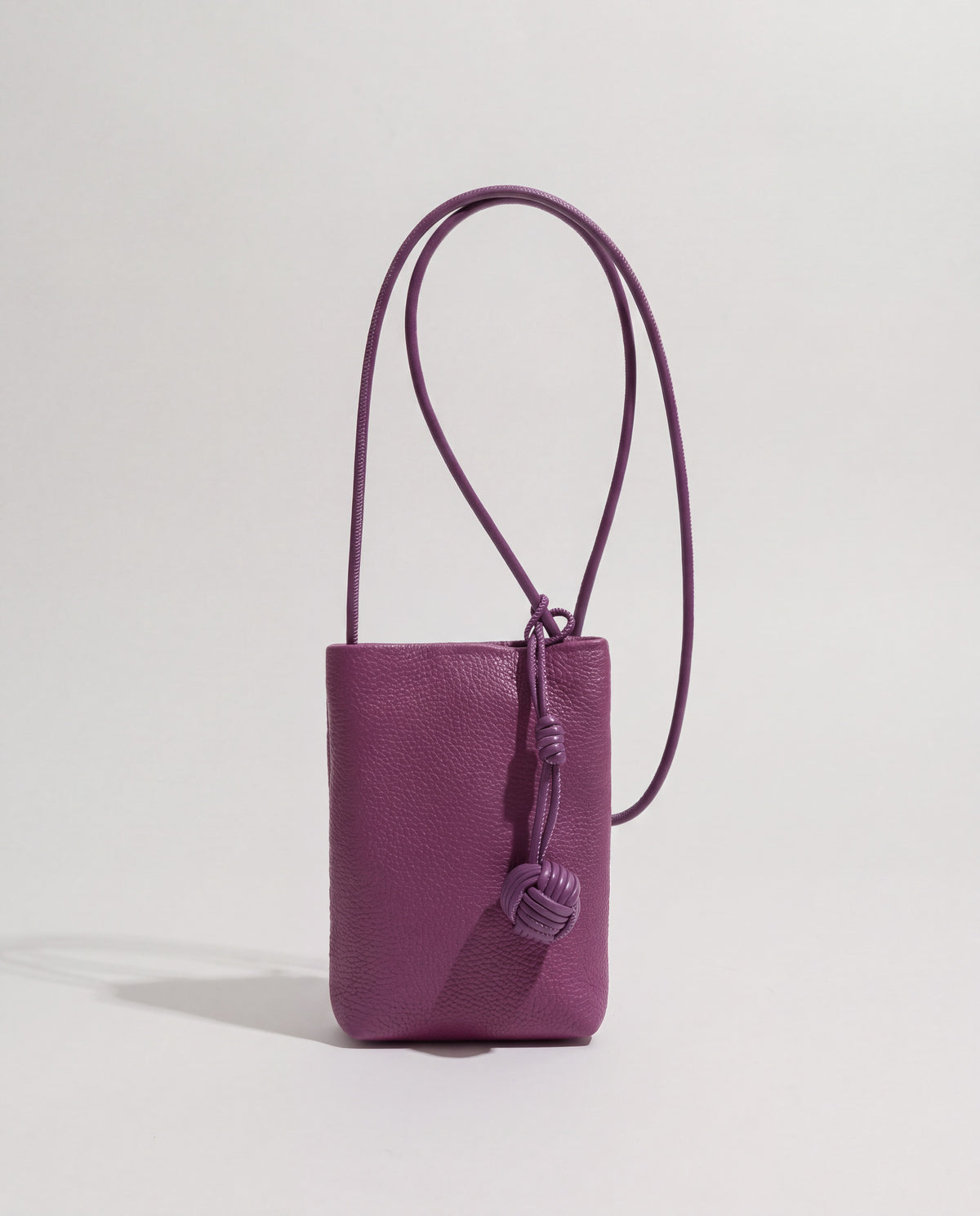 Cara bag in Plum – front view