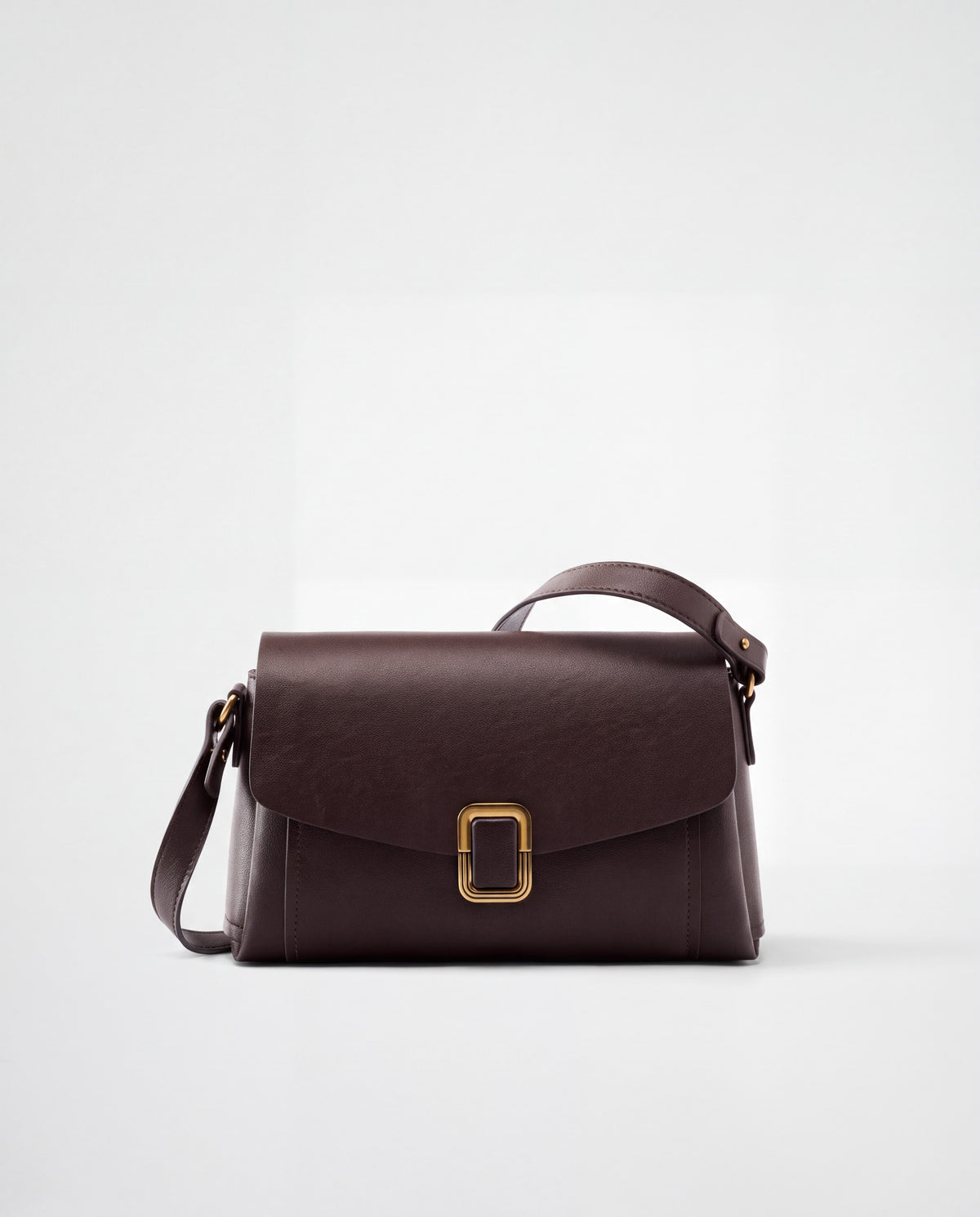 Creta bag in Espresso – front view