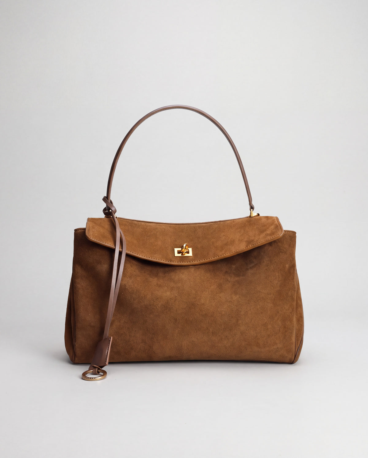 Dolce Small bag in Camel – front view