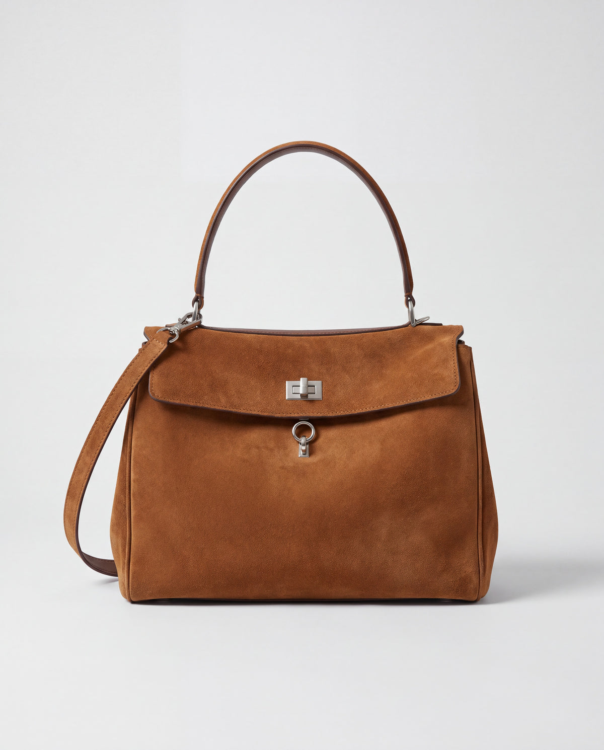 Dolce Small bag in Caramel – front view