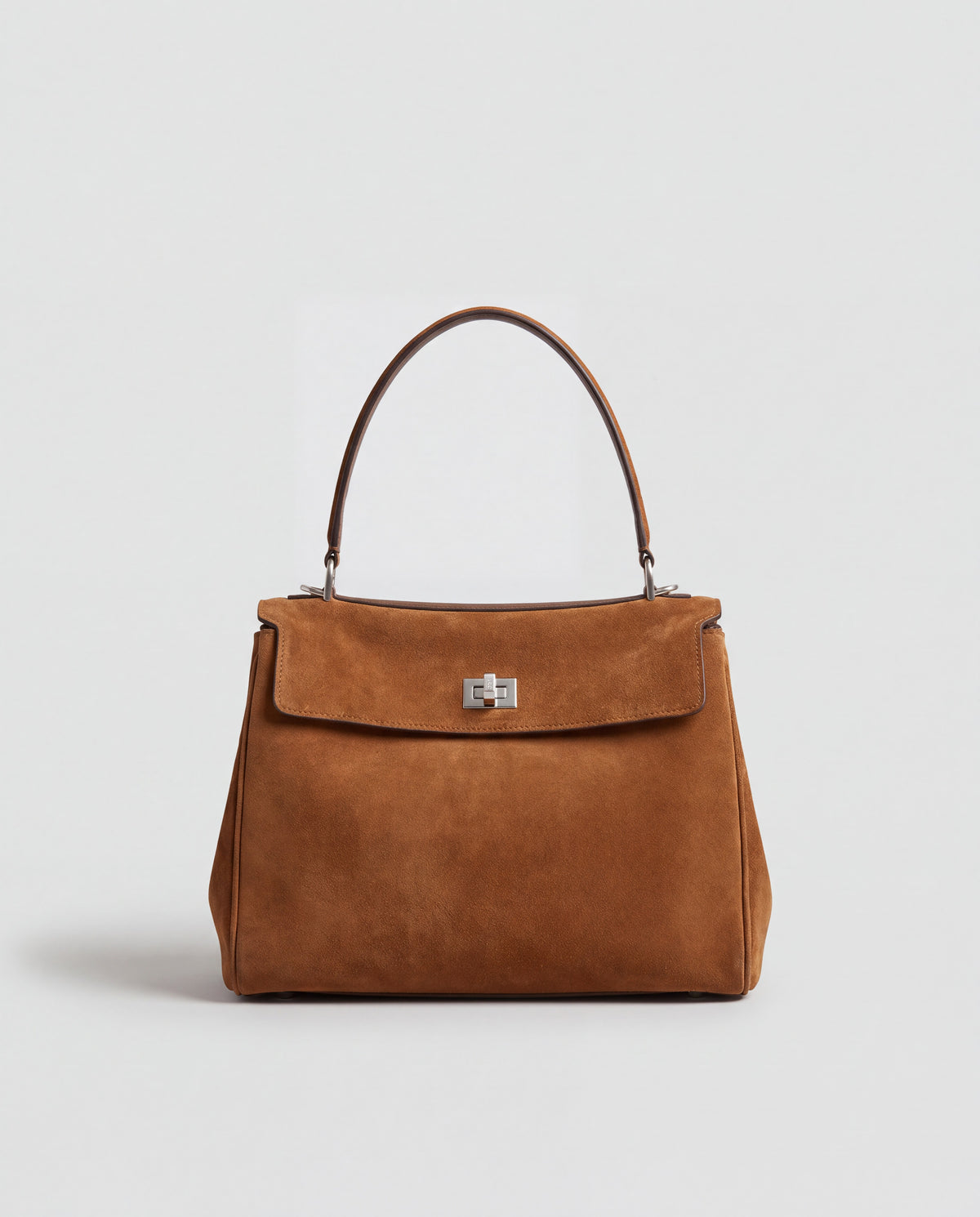Dolce Large bag in Caramel – front view
