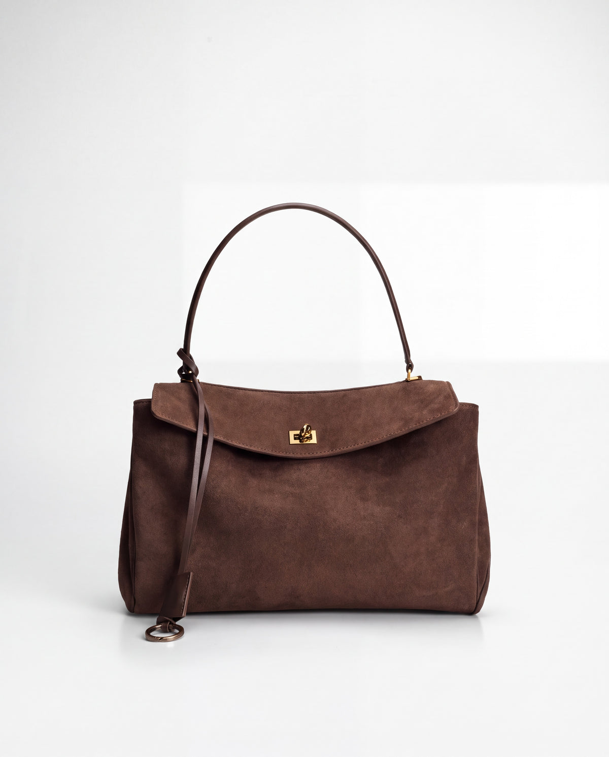 Dolce Large bag in Mocha – front view