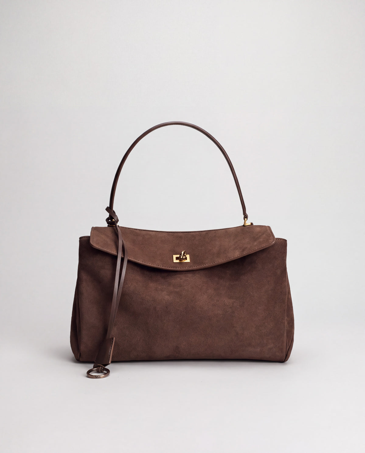 Dolce Small bag in Mocha – front view