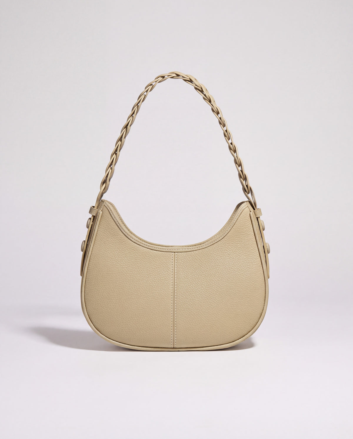 Everyday Shoulder Bag in Beige – front view